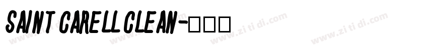 Saint Carell Clean字体转换